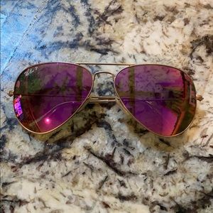 Pink Ray Ban Aviator
